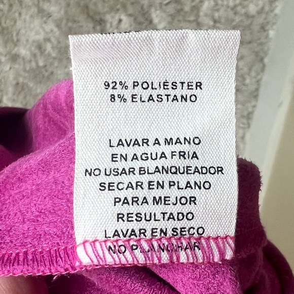 Buttery Soft Pink High Neck Ruffle Cap Sleeves Tie Back Dress by voy Size Small - Picture 10 of 10